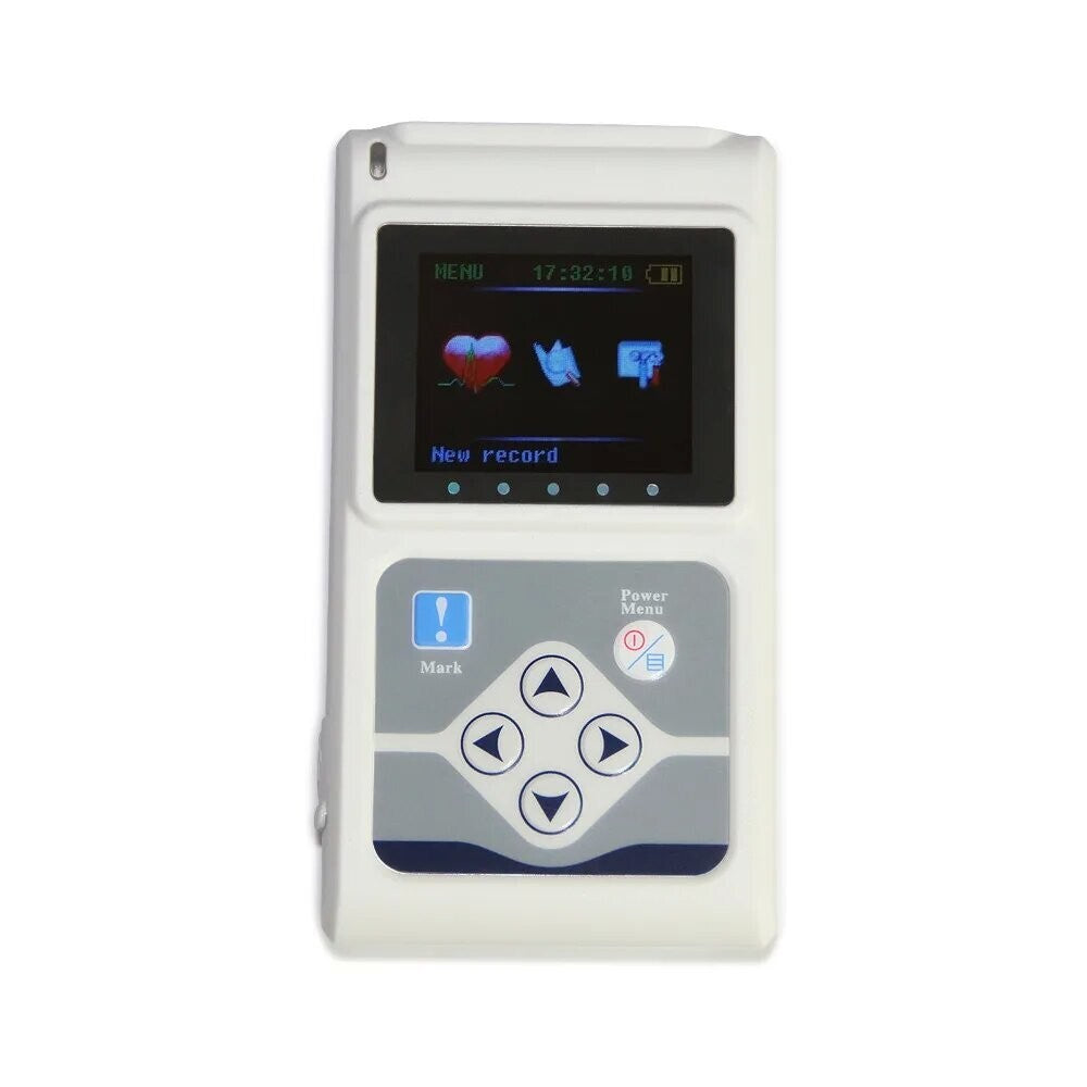 Professional TLC5000 12-Channel Holter ECG Machine -24-Hour Portable EKG Monitor