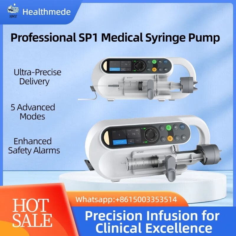 Syringe Pump Precise Control for Medical/Lab Use Rate Range 0.1-1500ml/h
