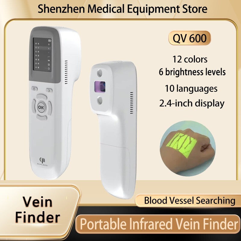 Medical Vein Finder QV-600-Newborn & Adult Use-Real-Size Adjustable Vein Viewer