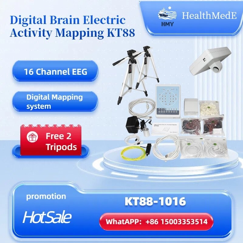 16Channel EEG Device-Digital Brain Electric Activity Monitor&Mapping System KT88
