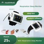 CMS RS01 Respiration Sleep Monitor SPO2/PR with analysis software