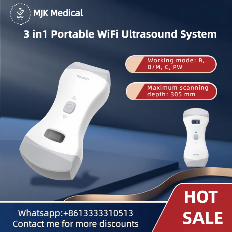 32CH Portable WiFi Ultrasound Scanner with 128e Color Doppler for Clinical Use