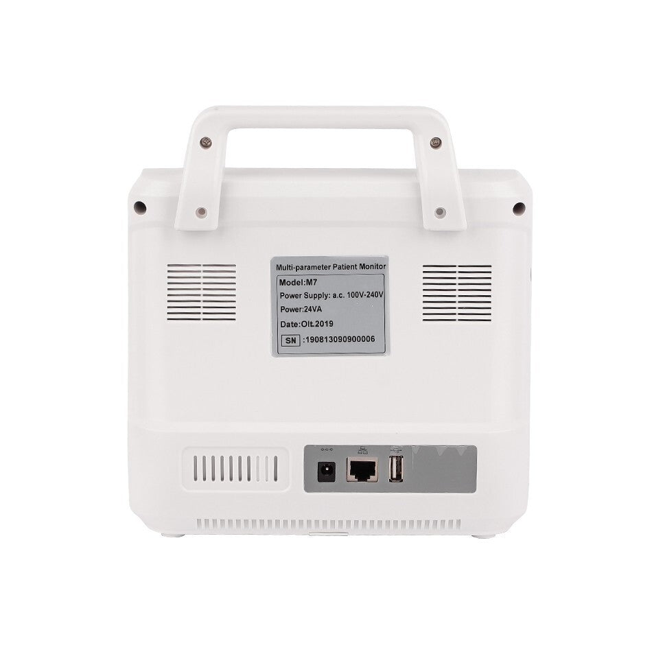 Portable 8" Patient Monitor -Multiparameter Vital Signs Monitor for Clinical Use