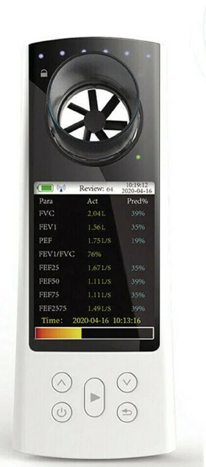 Handheld  SP80B Spirometer-Bluetooth Enabled, Lung Capacity Tester w/ Data