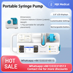 Portable Syringe Pump, Built-in Battery, 2.8" LCD Display & KVO Mode