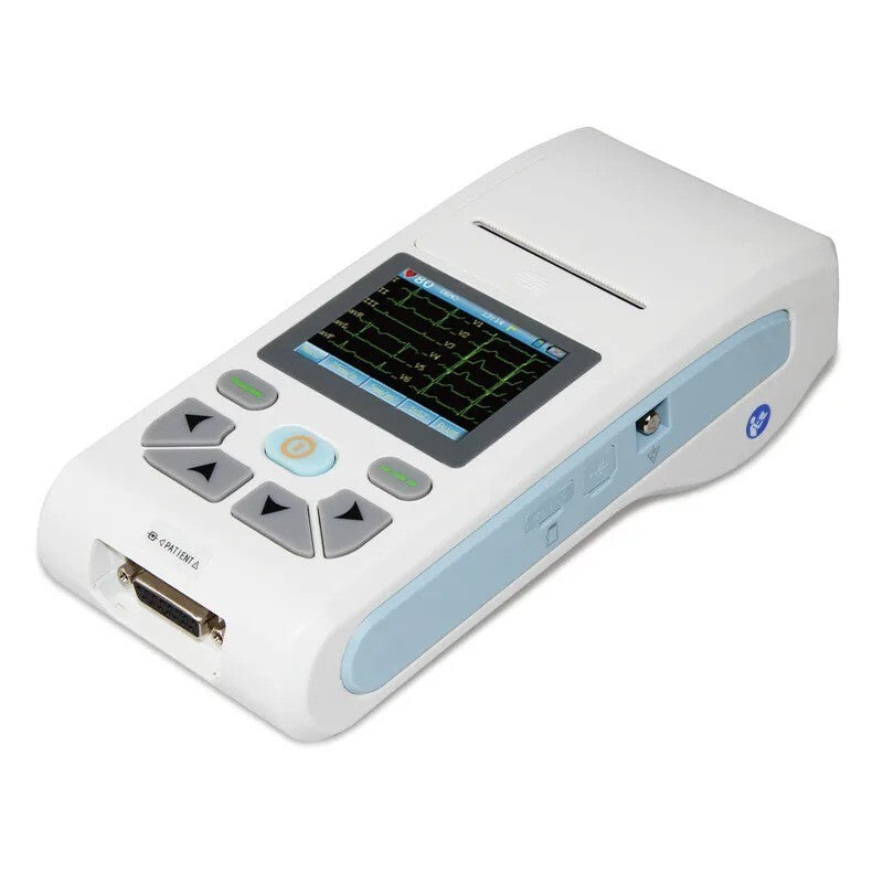 Touch Screen ECG90A Single Channel 12 Leads USB Software Printer EKG ECG Machine