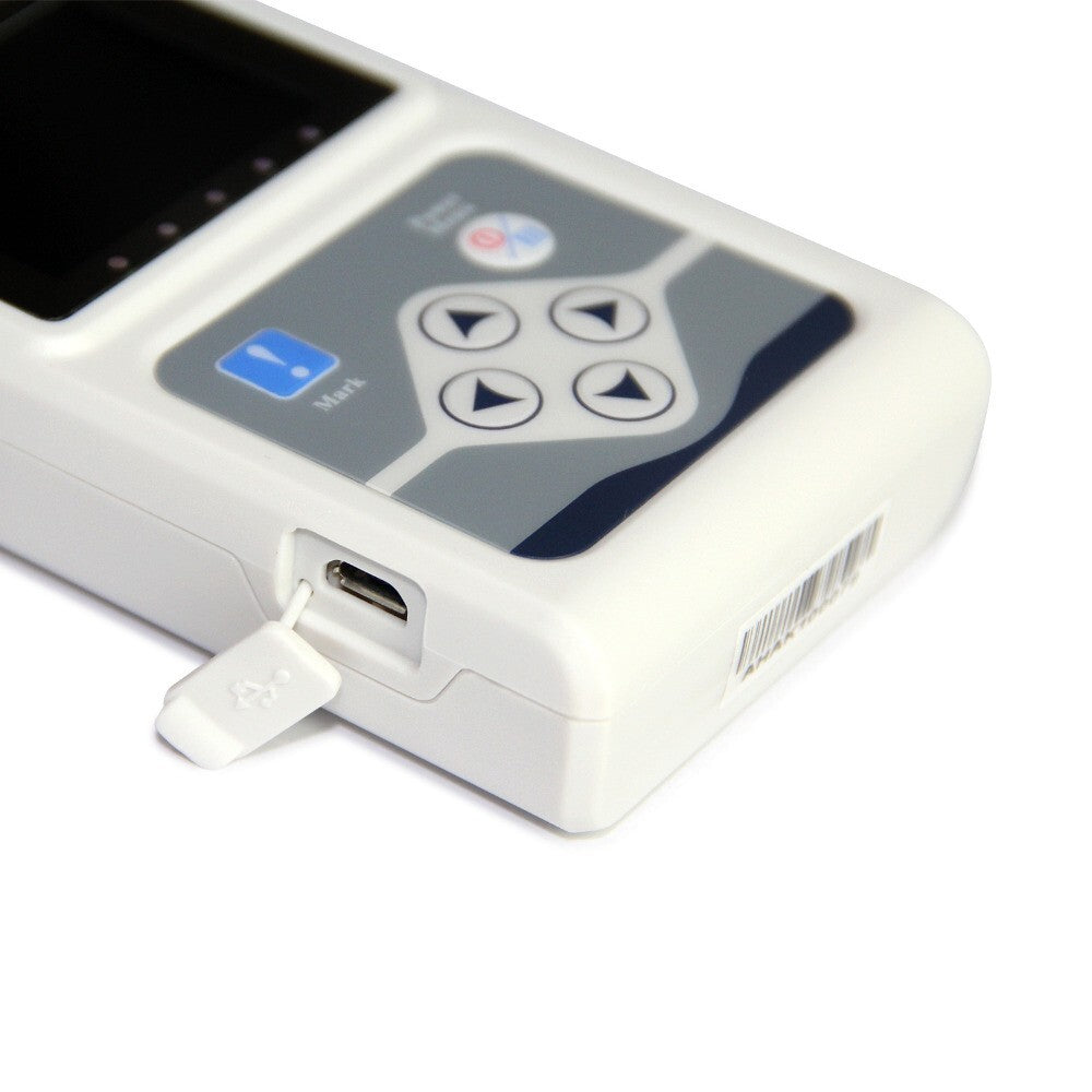 TLC9803 3 Channels ECG Holter Recorder, EKG Dynamic ECG Monitor System