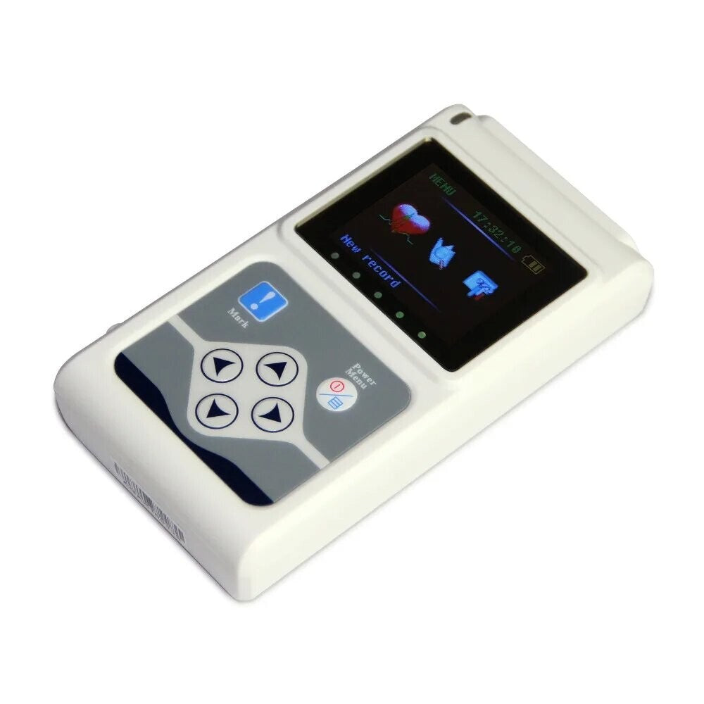 Professional TLC5000 12-Channel Holter ECG Machine -24-Hour Portable EKG Monitor