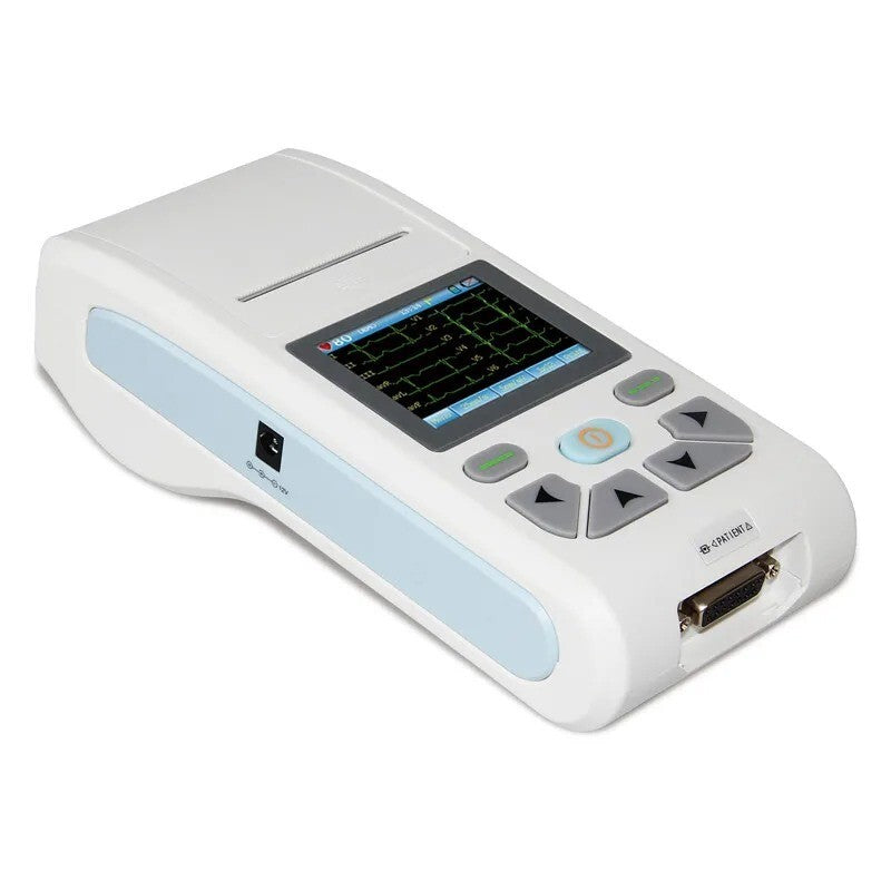 Touch Screen ECG90A Single Channel 12 Leads USB Software Printer EKG ECG Machine