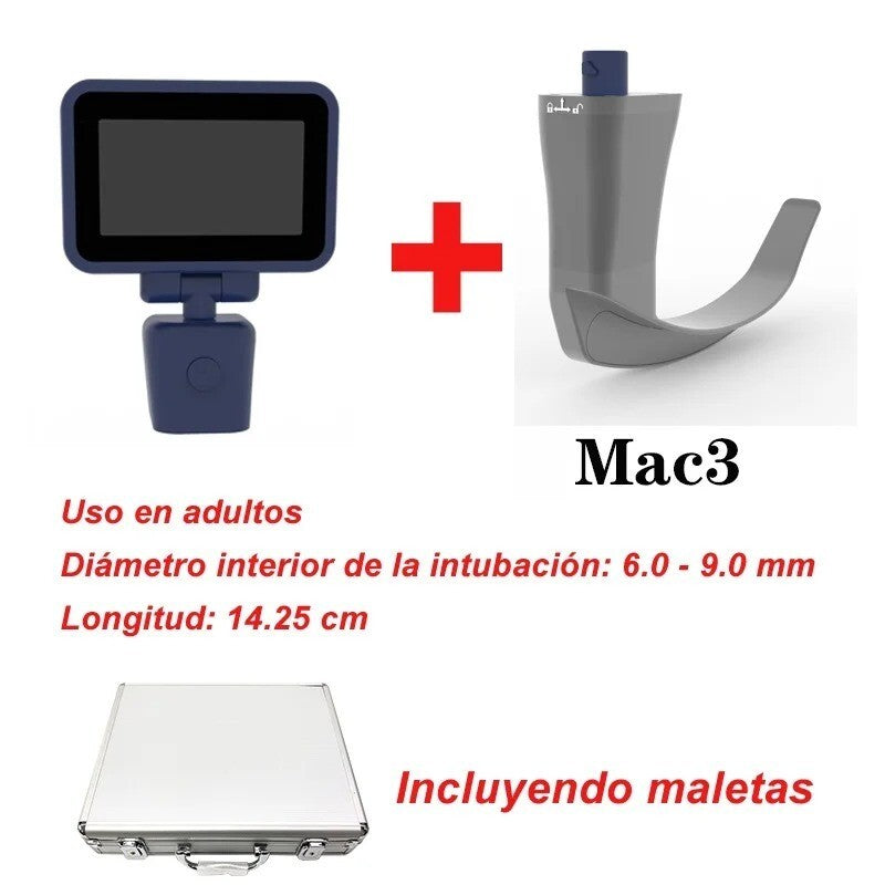 3.5 Inch Touch Screen Video Laryngoscope Laringoscope with 6 Optional Blades