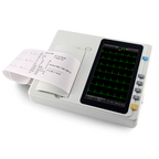 7" Touchscreen Digital 3 Channel 12 Leads ECG/EKG Machine Electrocardiograph