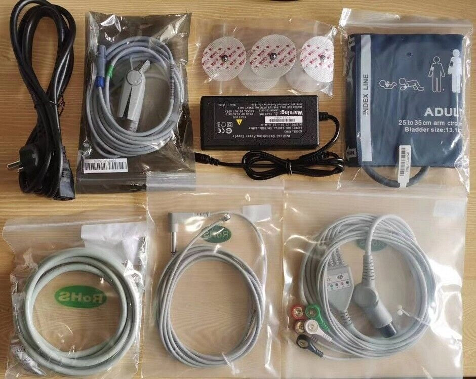 Portable Patient Monitor - 10.1" Touchscreen 6-Parameter Vital Signs