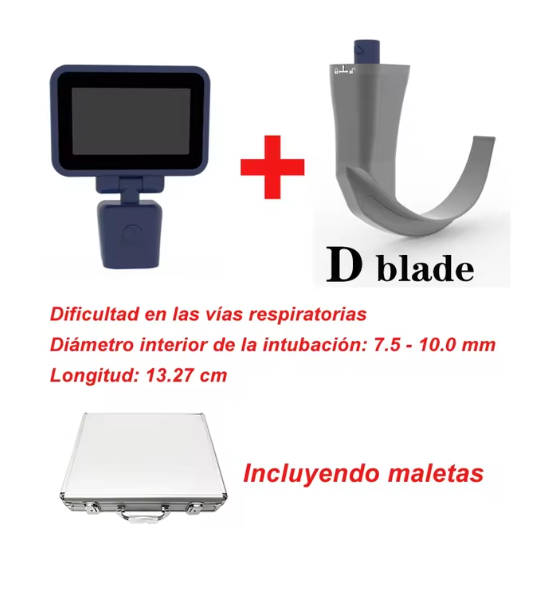 3.5 Inch Touch Screen Video Laryngoscope Laringoscope with 6 Optional Blades