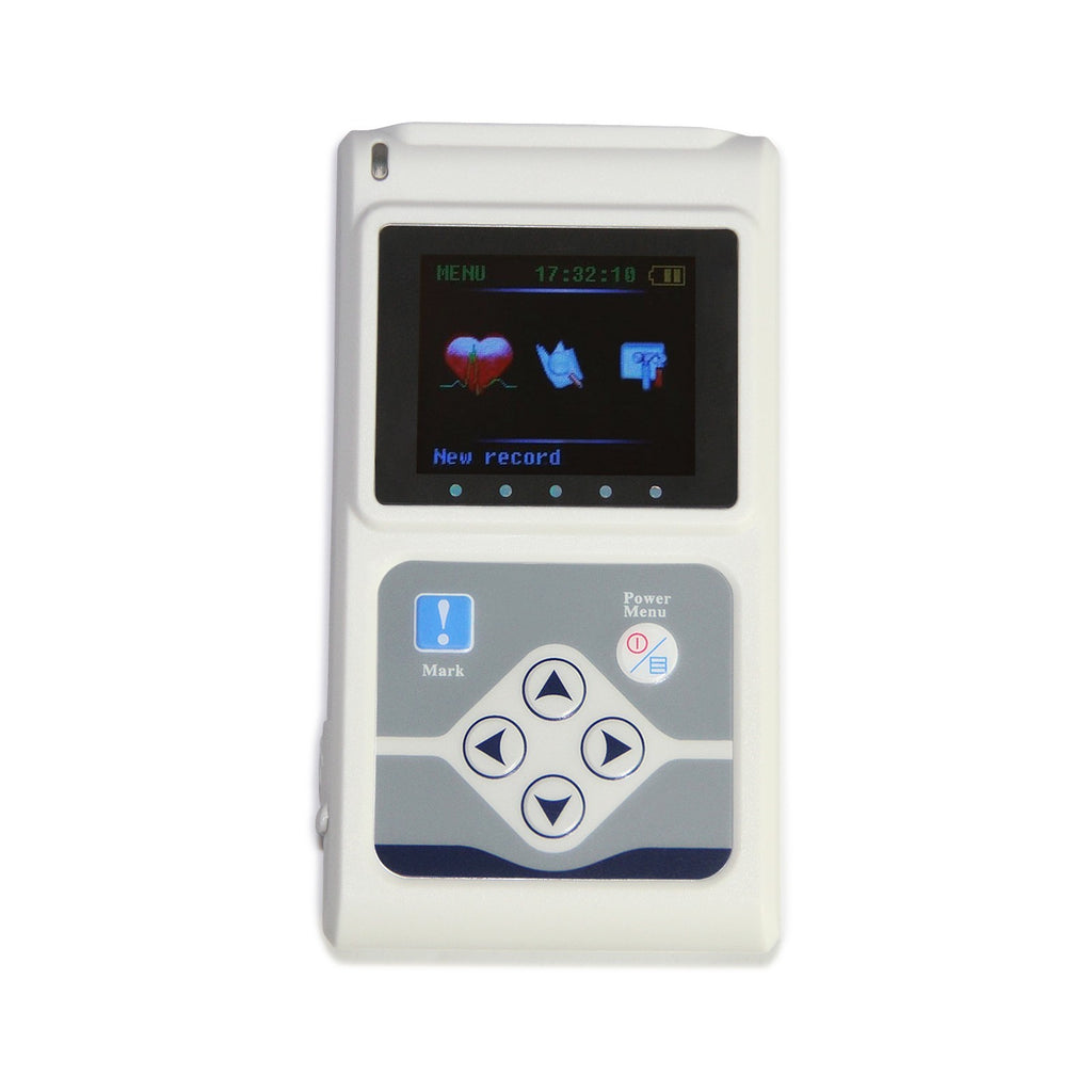 TLC9803 3 Channels ECG Holter Recorder, EKG Dynamic ECG Monitor System