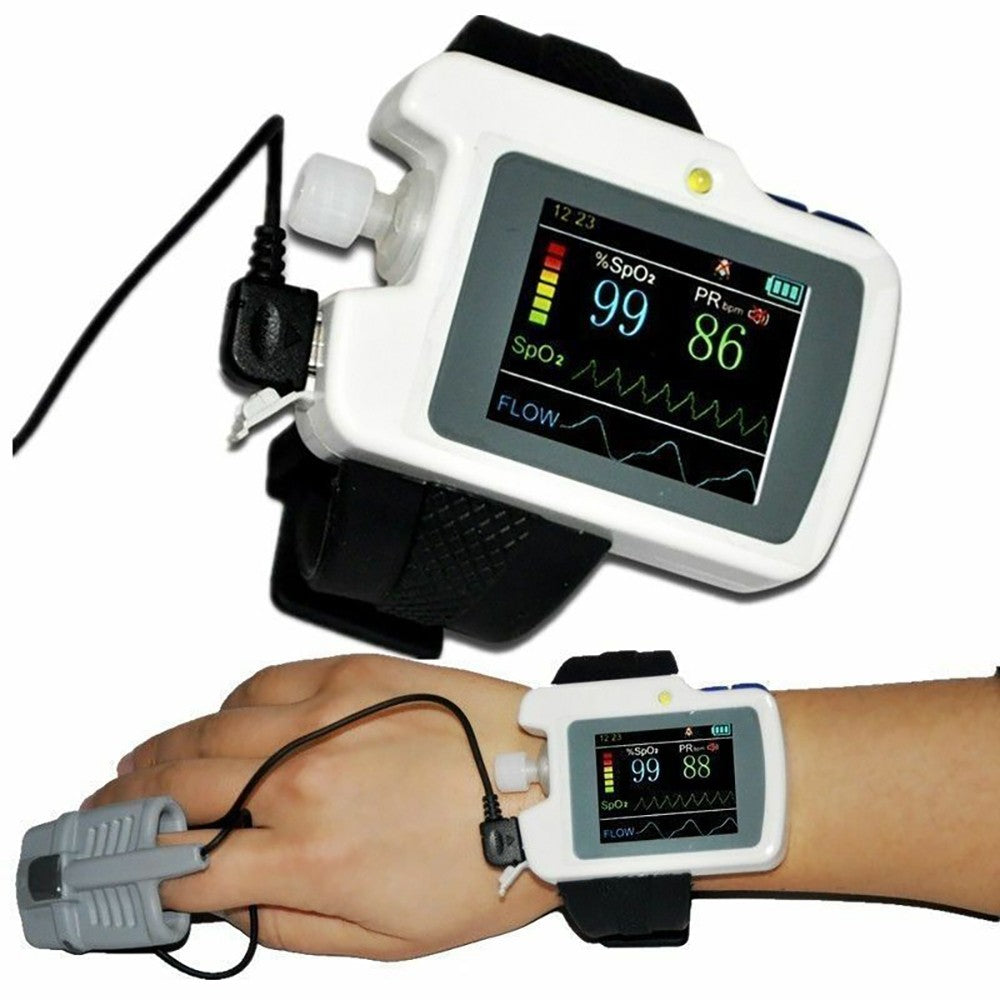 CMS RS01 Respiration Sleep Monitor SPO2/PR with analysis software