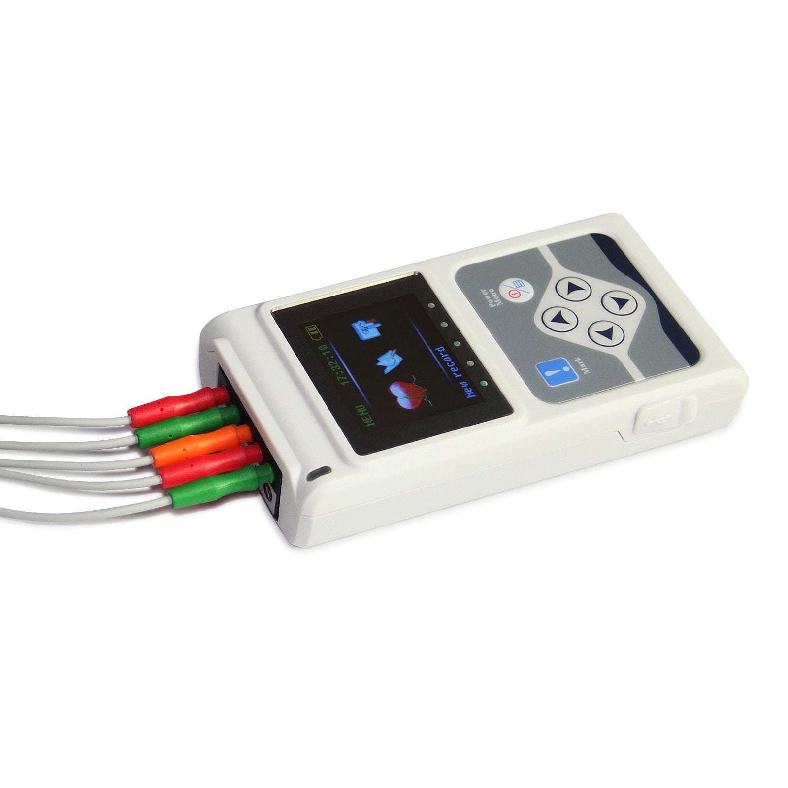 TLC9803 3 Channels ECG Holter Recorder, EKG Dynamic ECG Monitor System