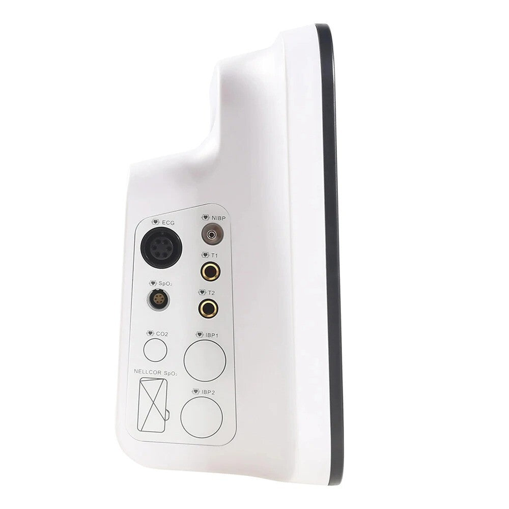 12-Inch Multi-Parameter Patient Vital Signs Monitor – ME-8000c – ECG/NIBP/TEMP/RESP/SPO2/PR, Digital, New