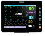 8 inch Vital Signs Monitor ECG NIBP SPO2 RESP TEMP