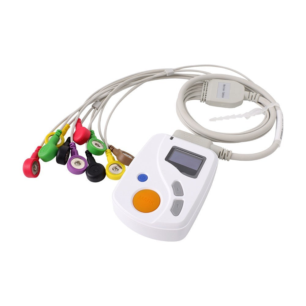 TLC6000 12-Lead Holter Monitor - 24hr ECG Recorder for Cardiac Rhythm Analysis