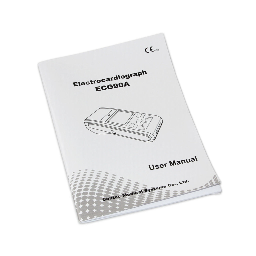 Touch Screen ECG90A Single Channel 12 Leads USB Software Printer EKG ECG Machine