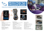 Wifi Wireless USG Phased Array 152E Convex Linear Cardiac 3in1 Ultrasound Probe