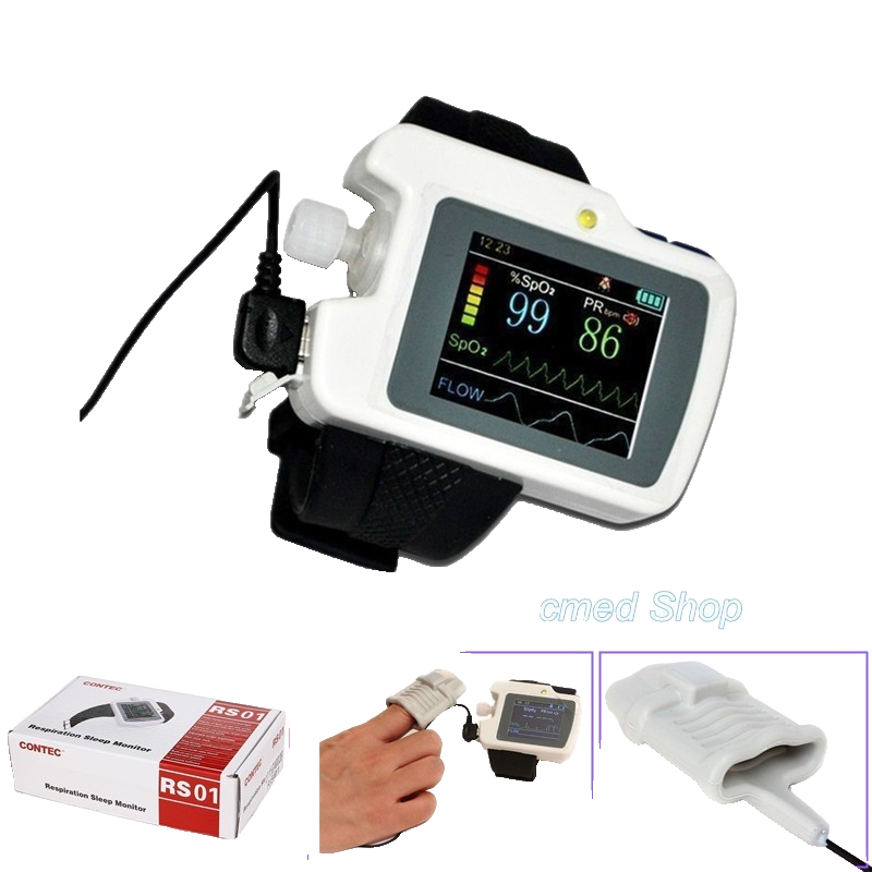 CMS RS01 Respiration Sleep Monitor SPO2/PR with analysis software