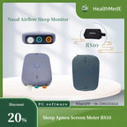 RS10 Sleep Apnea Screen Meter Spo2 PR Nose Air Flow PC Analysis Software